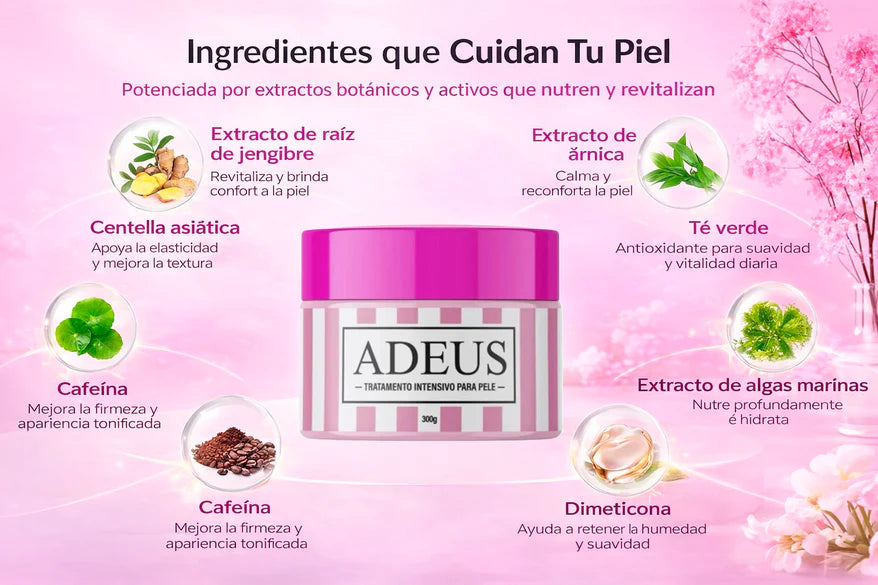 Crema ADEUS  con efecto comprobado en la firmeza de la piel