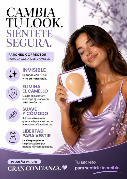 Parche corrector para la zona del camello